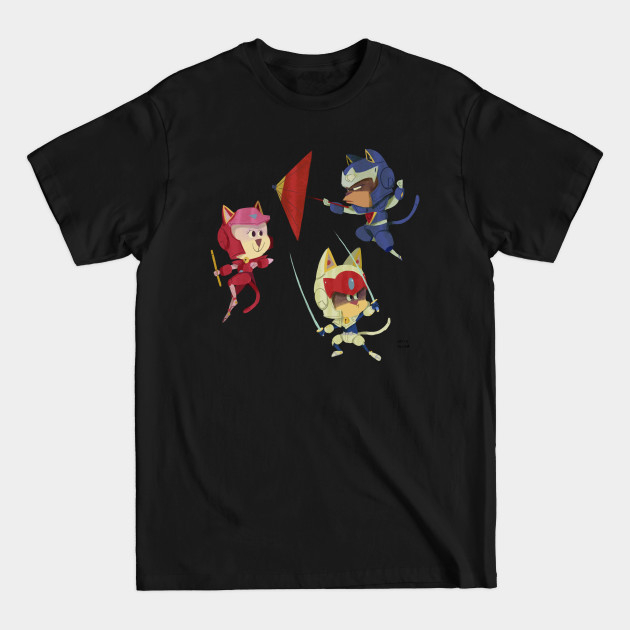 Samurai Pizza Cats Samurai Pizza Cats TShirt sold by Donna Vire SKU 1829282 65 OFF
